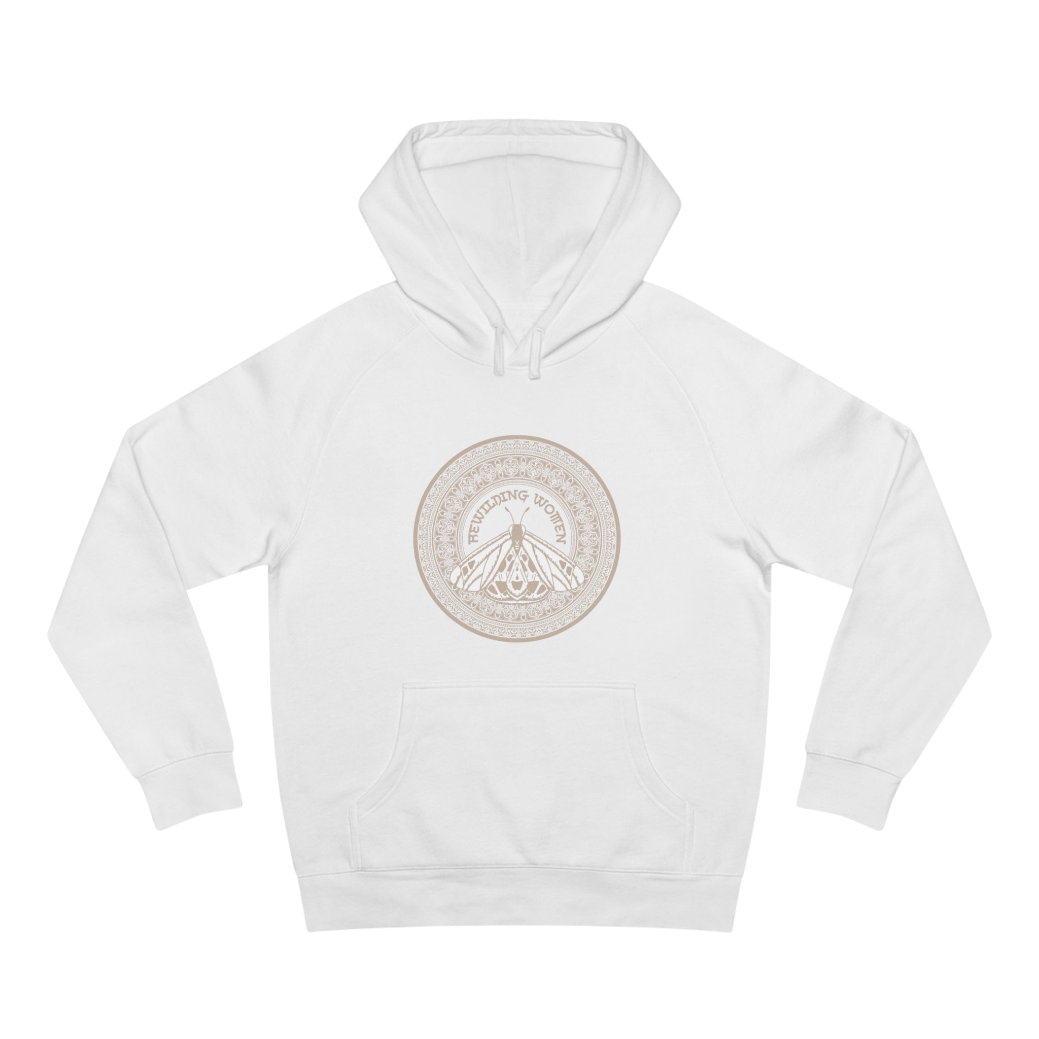 Rewilding Women Moth Mandala Hoodie