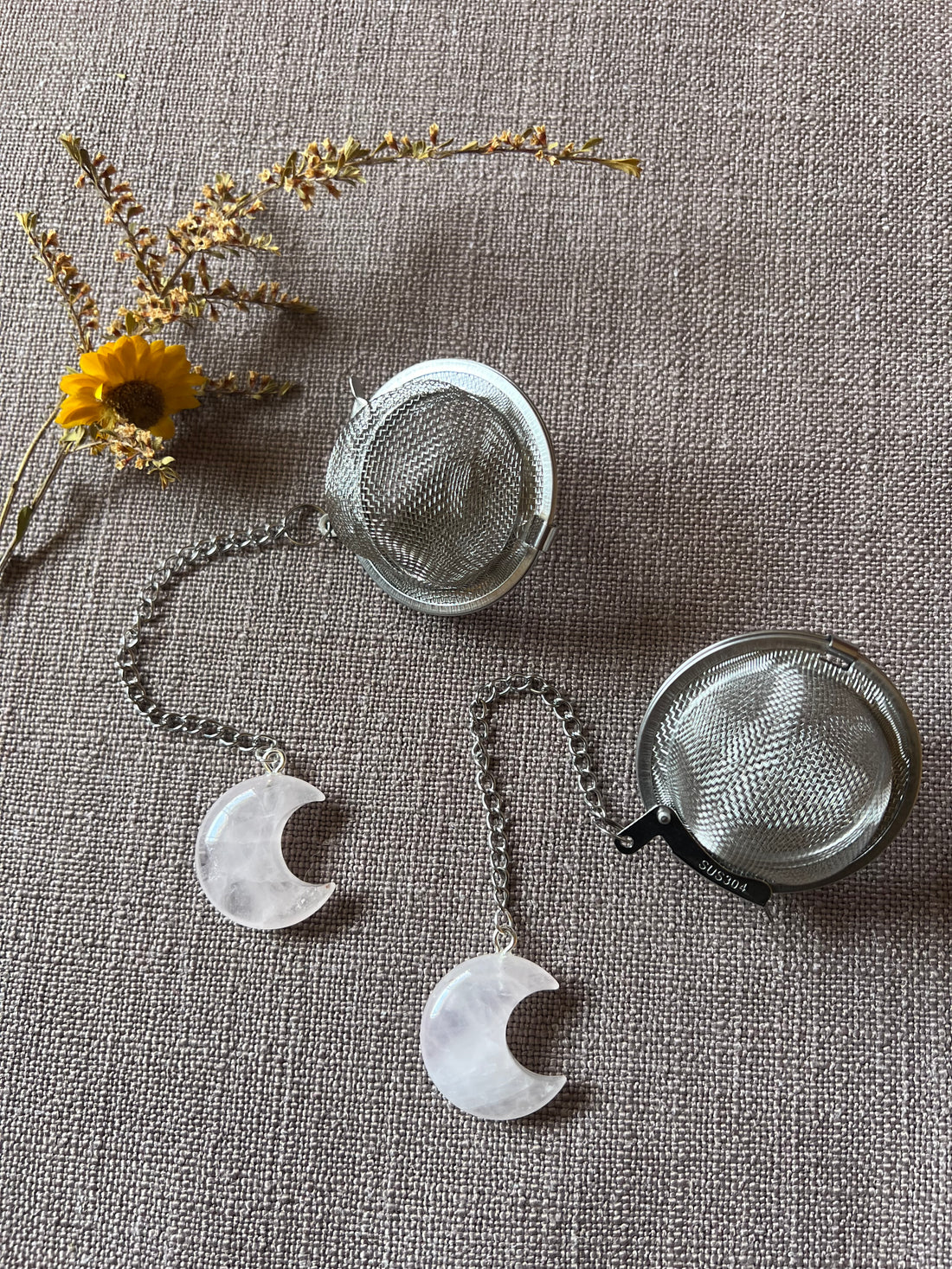 Rose Quartz Tea Infuser