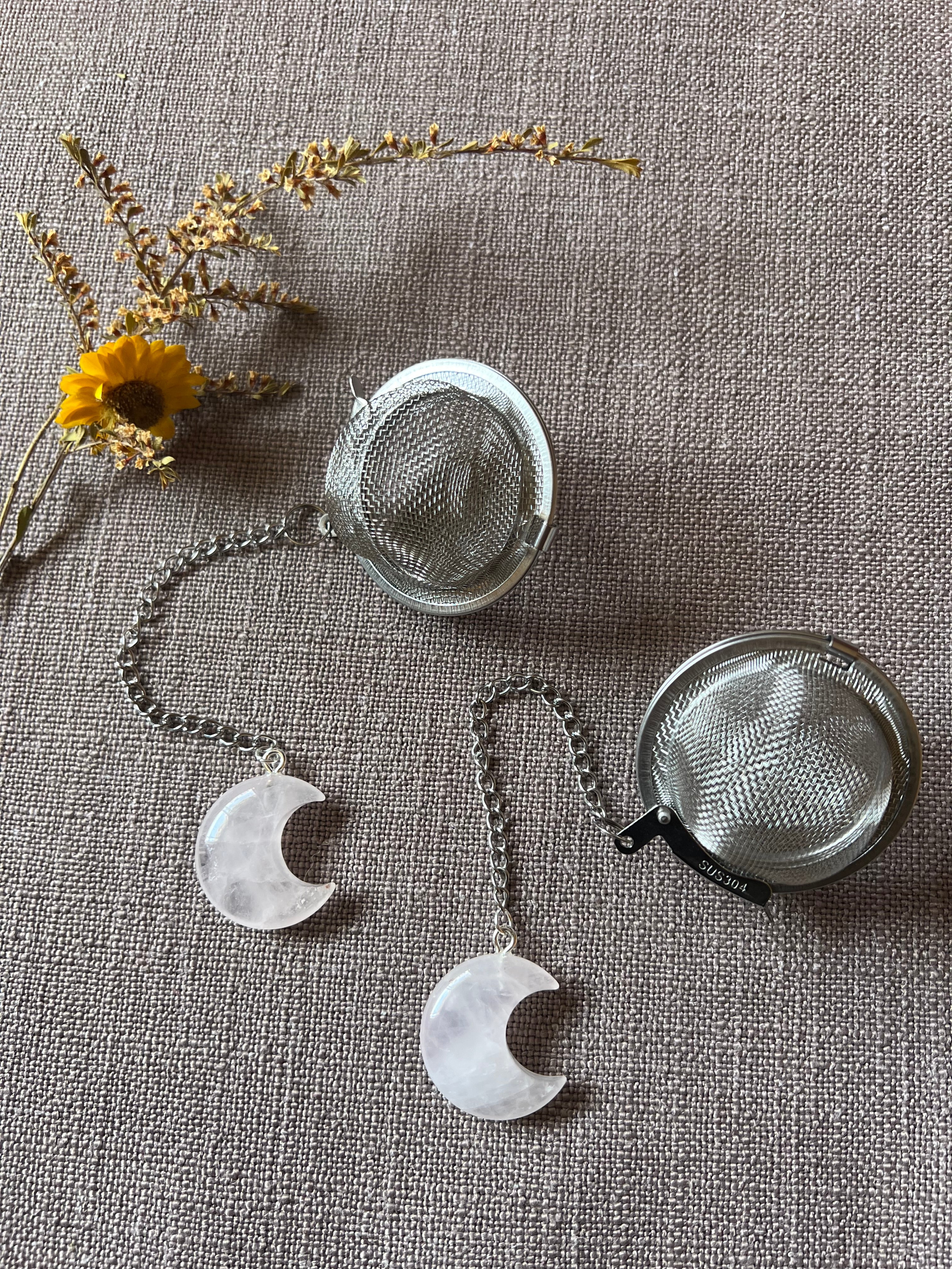 Rose Quartz Tea Infuser