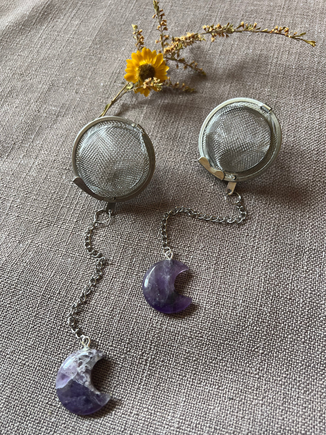 Amethyst Crystal Tea Infuser