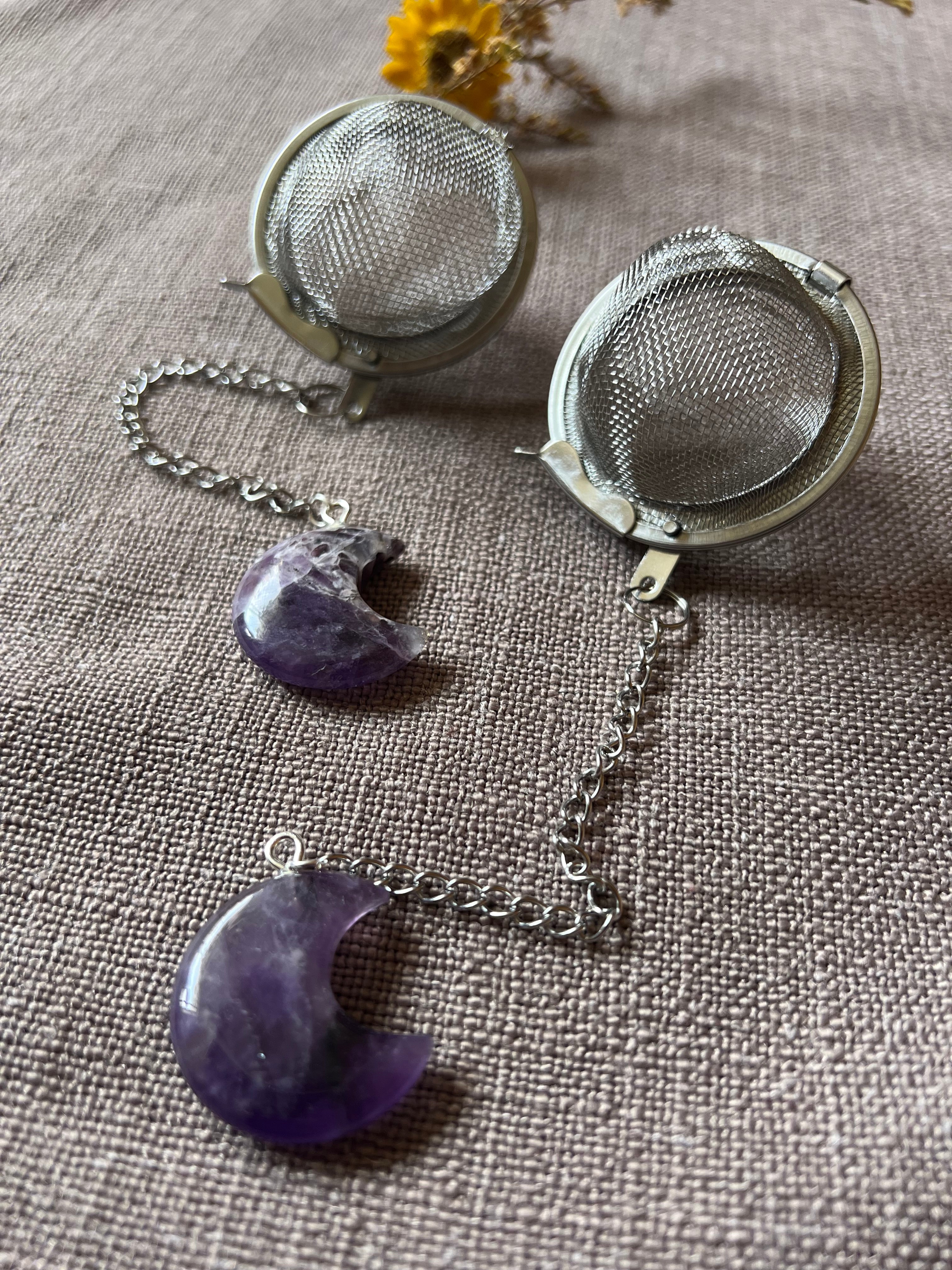 Amethyst Crystal Tea Infuser