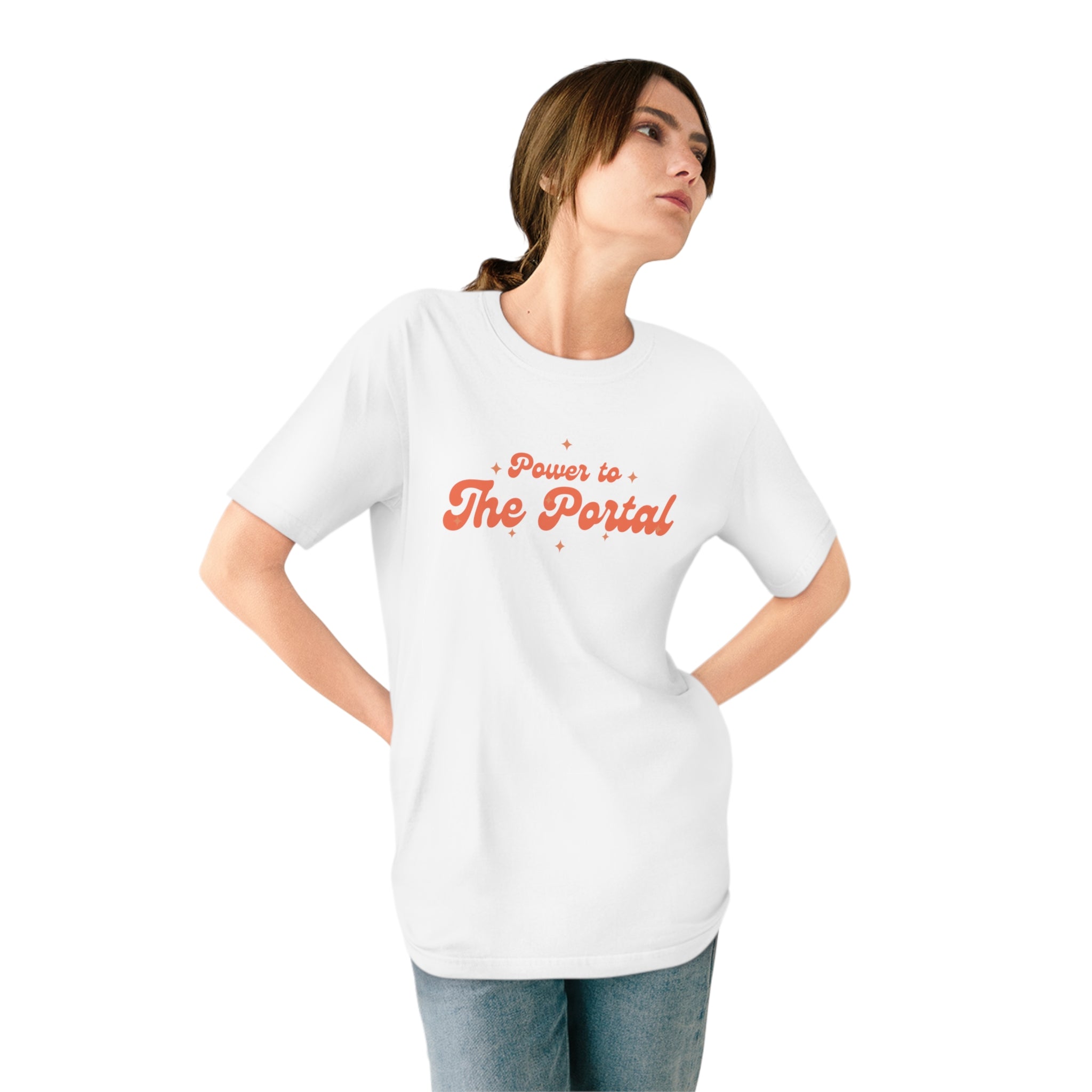 Power To The Portal Organic Staple T-shirt