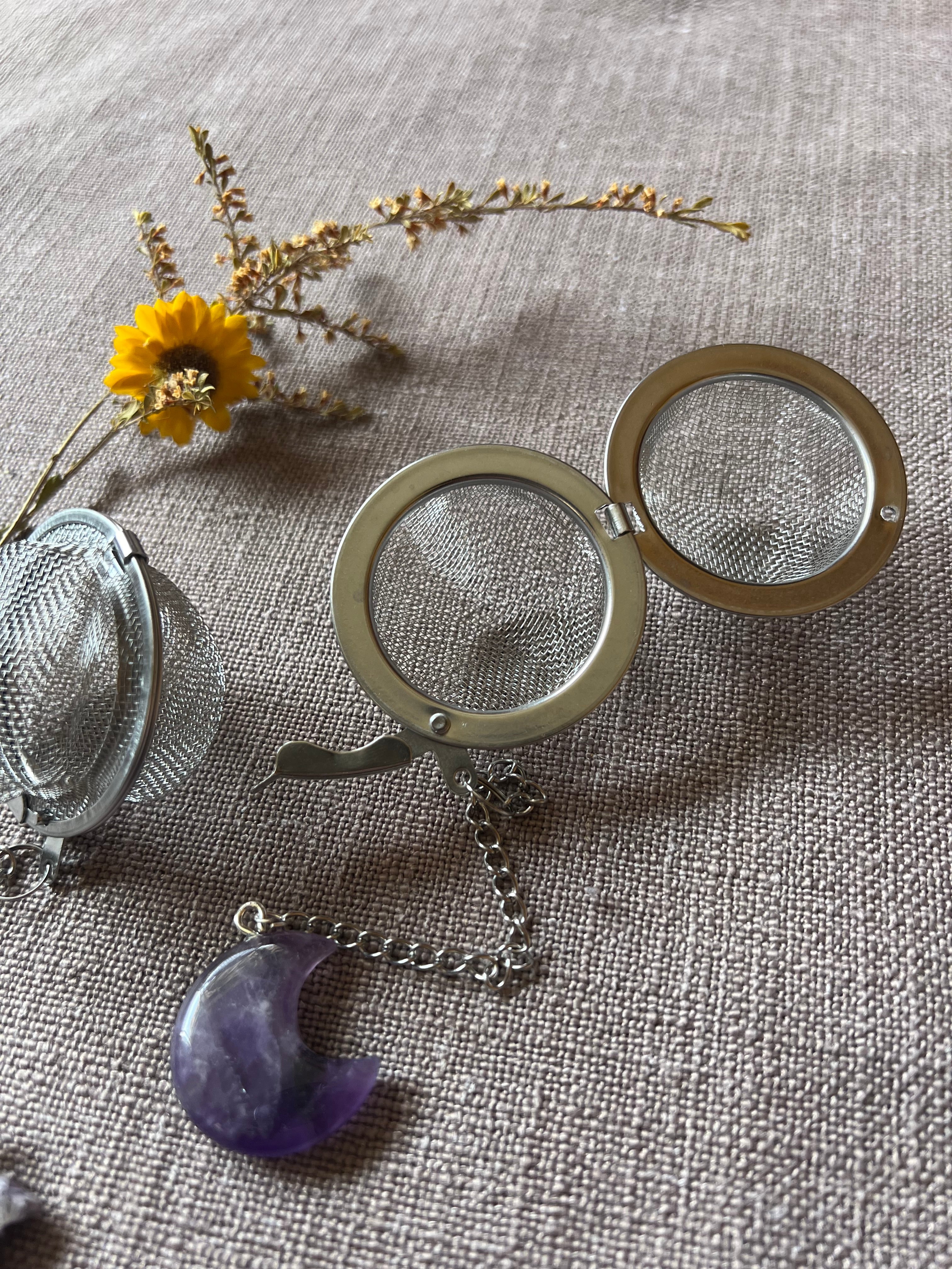 Amethyst Crystal Tea Infuser