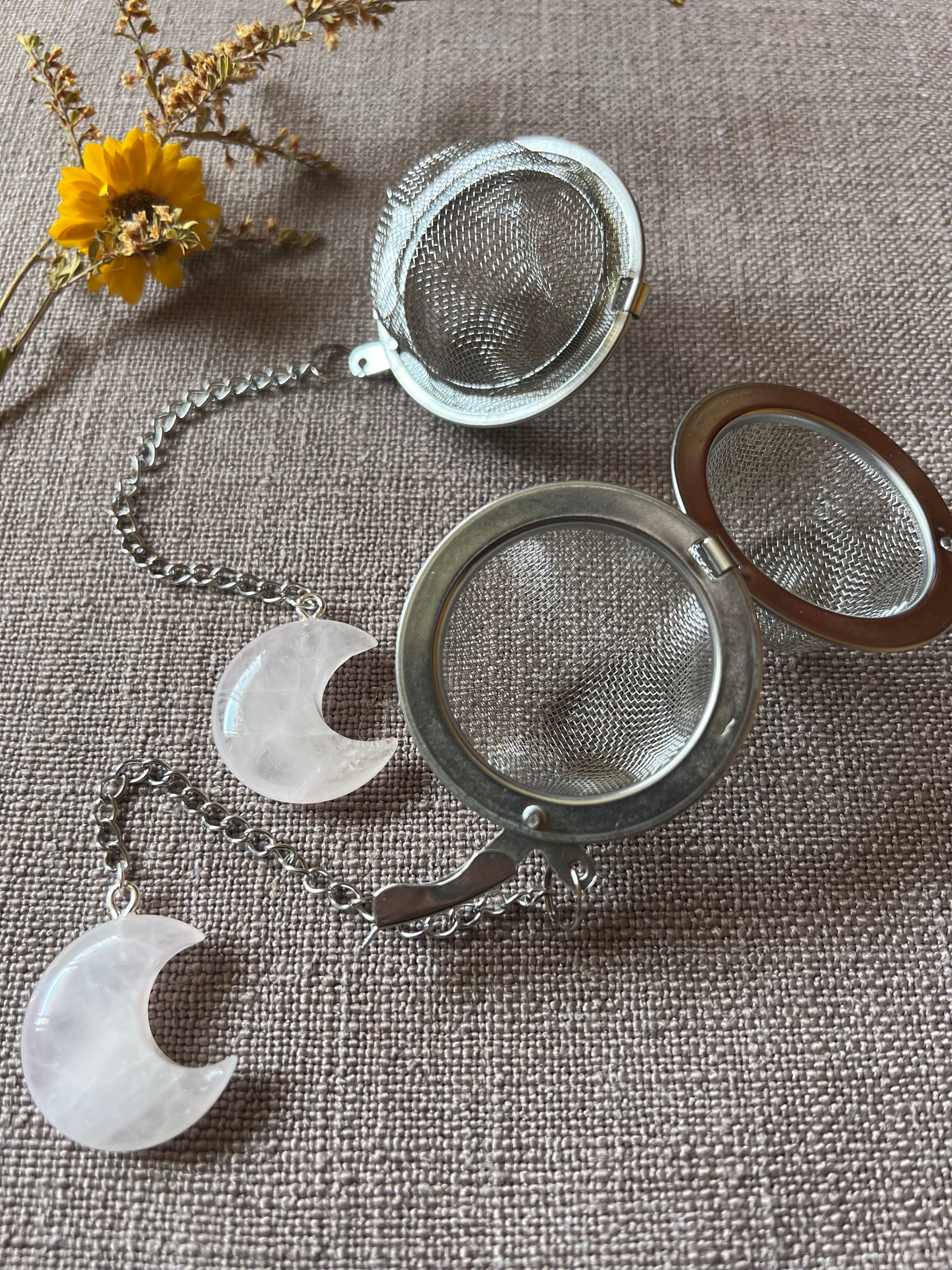 Rose Quartz Tea Infuser