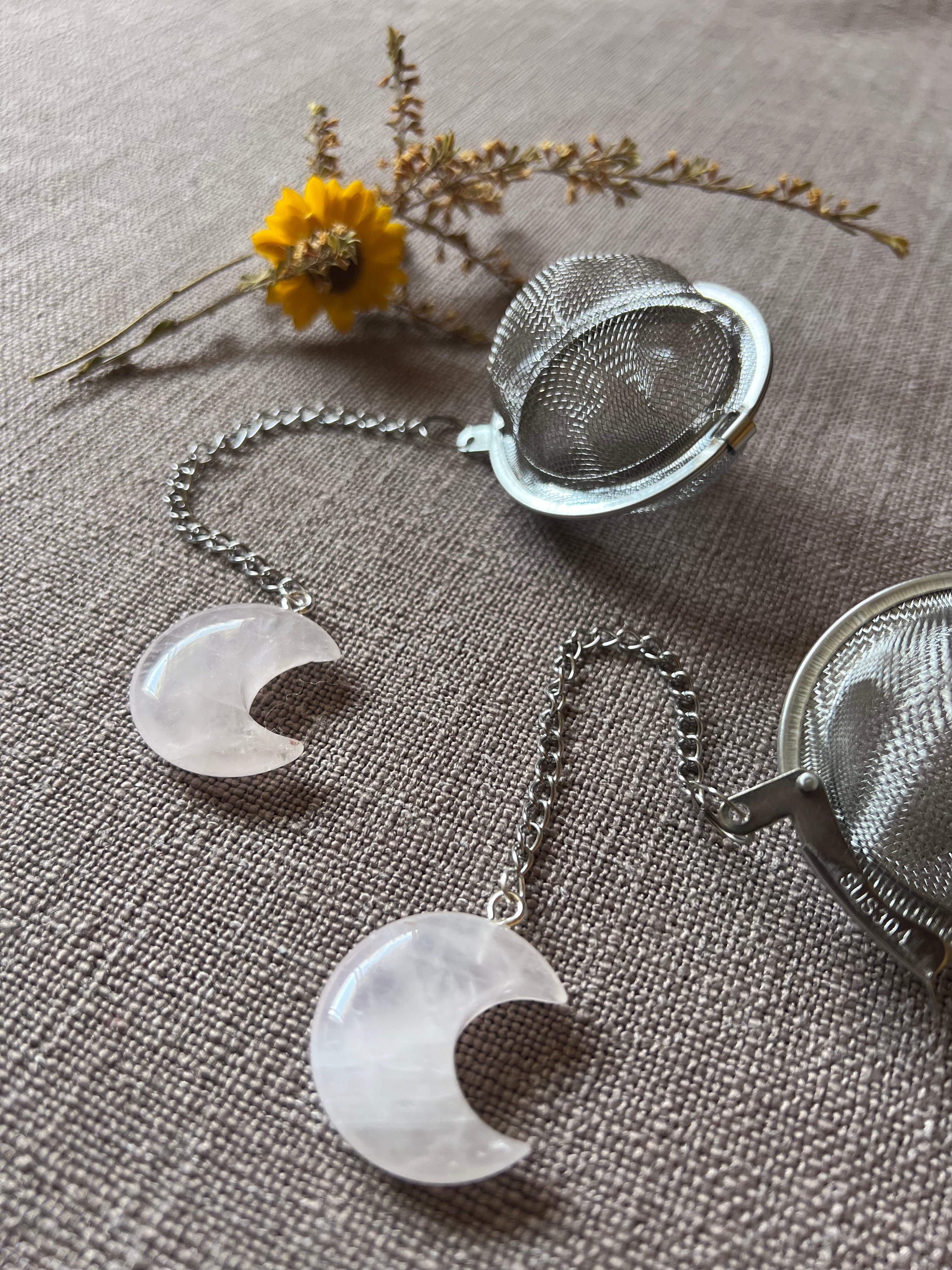 Rose Quartz Tea Infuser