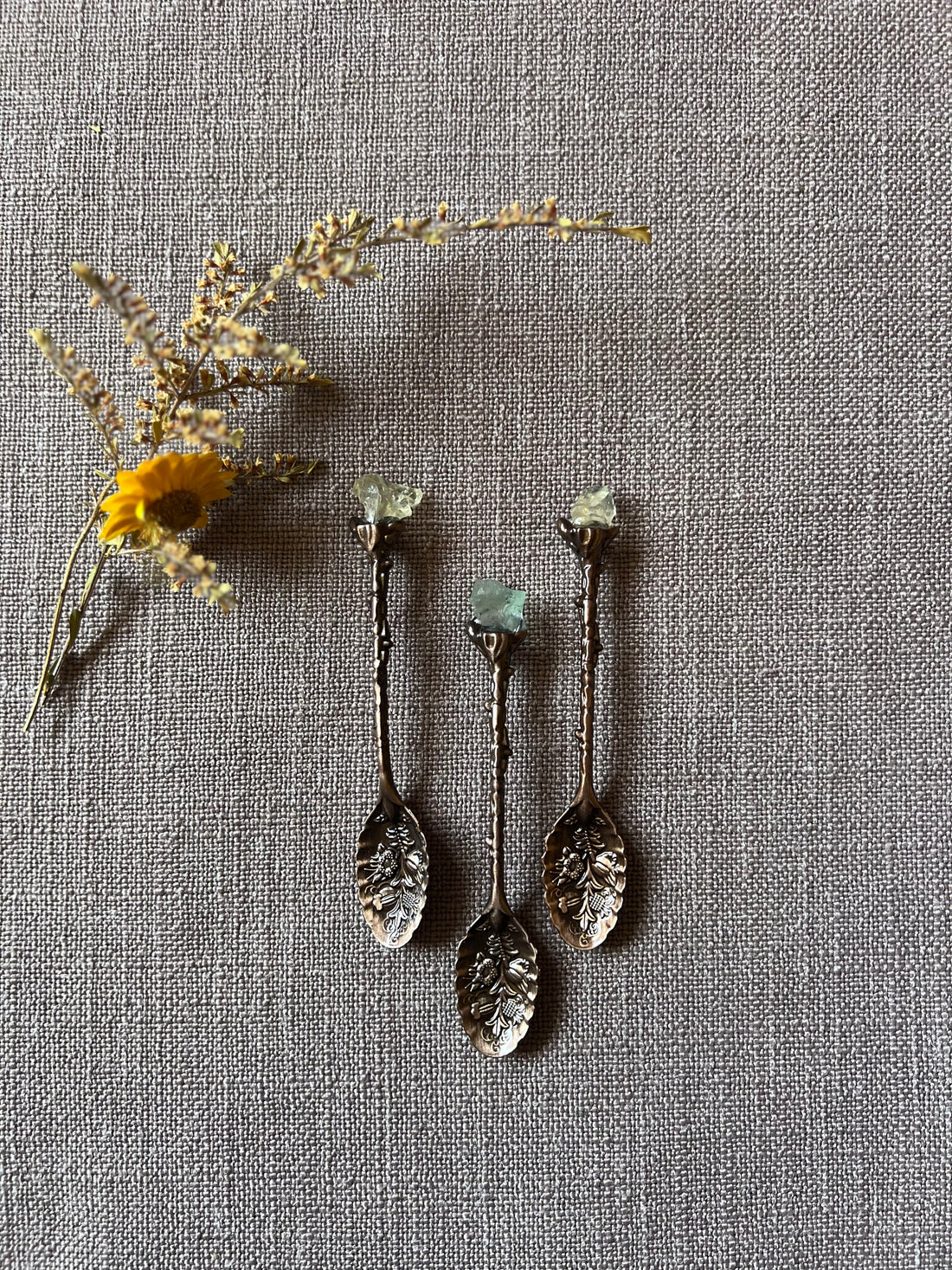 Antique-Inspired Calcite Spoon