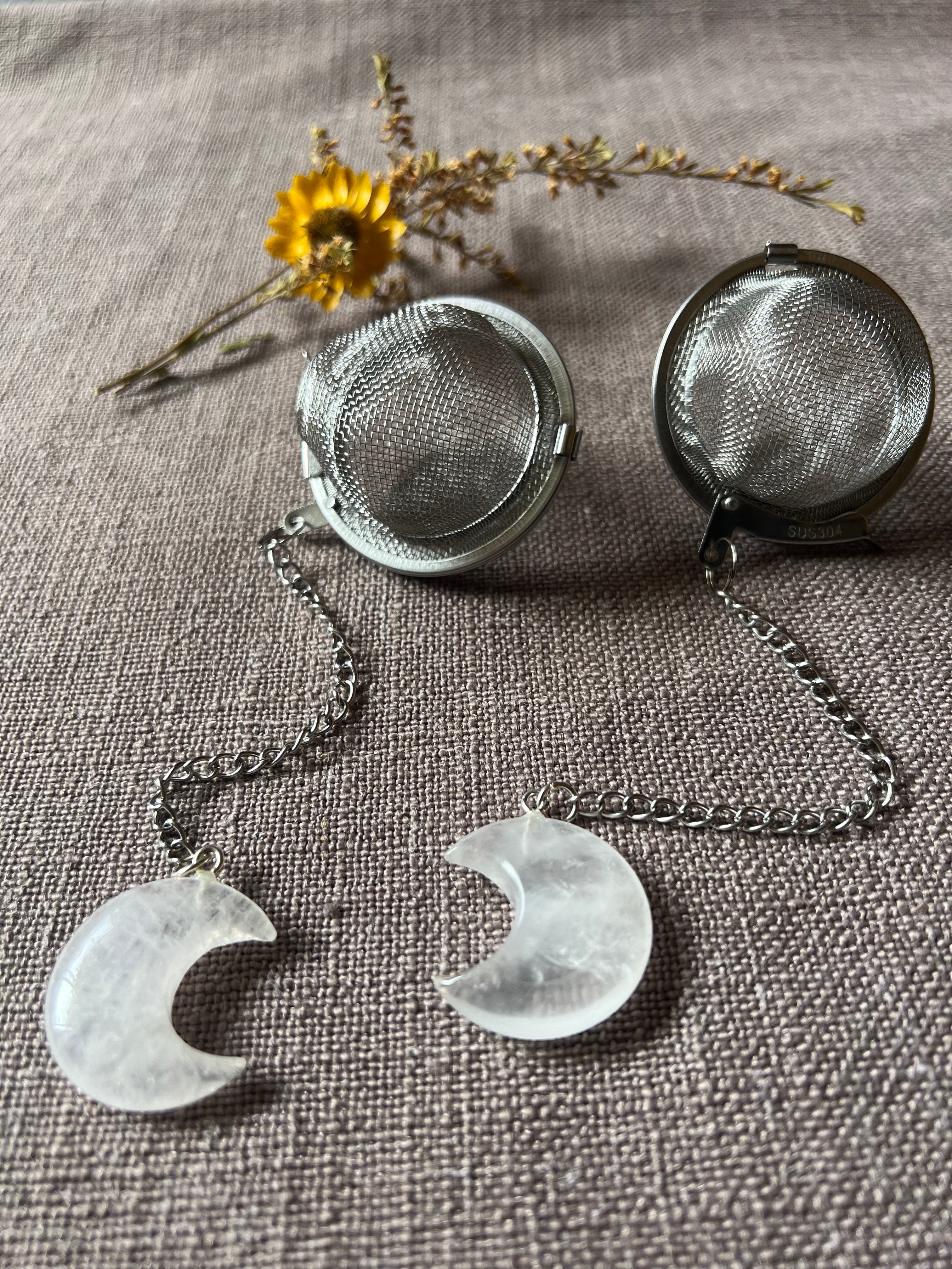 Clear Quartz Tea Infuser