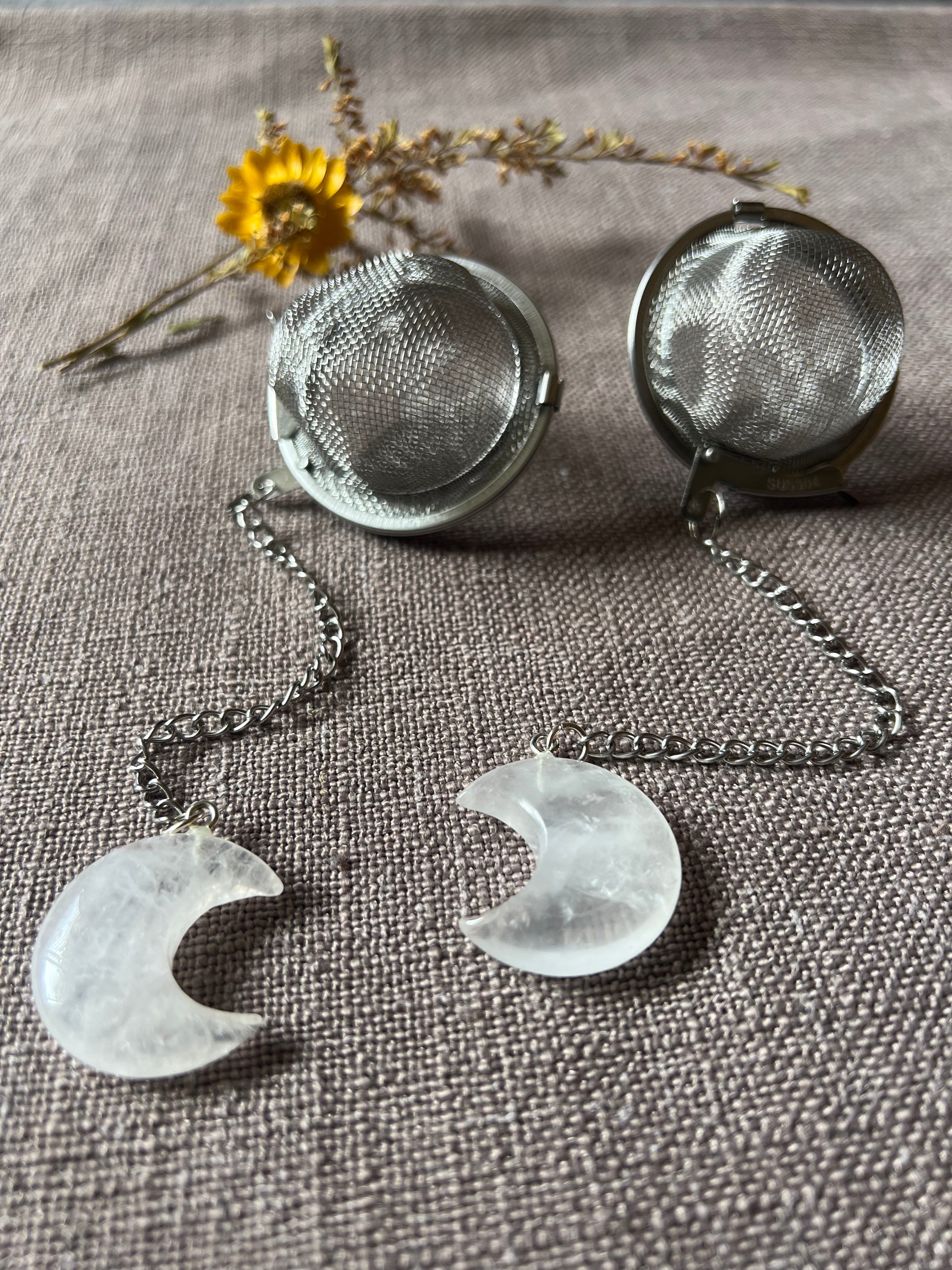 Clear Quartz Tea Infuser