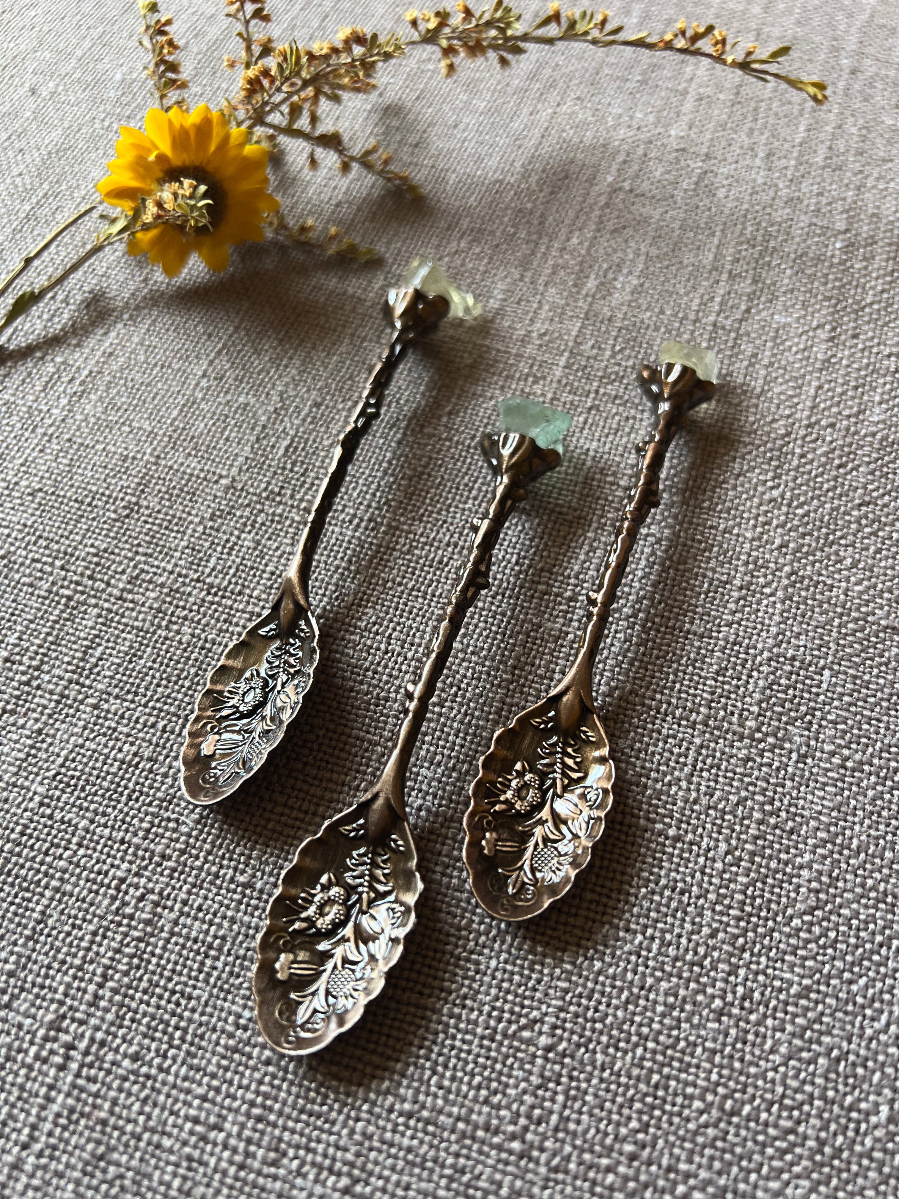 Antique-Inspired Calcite Spoon