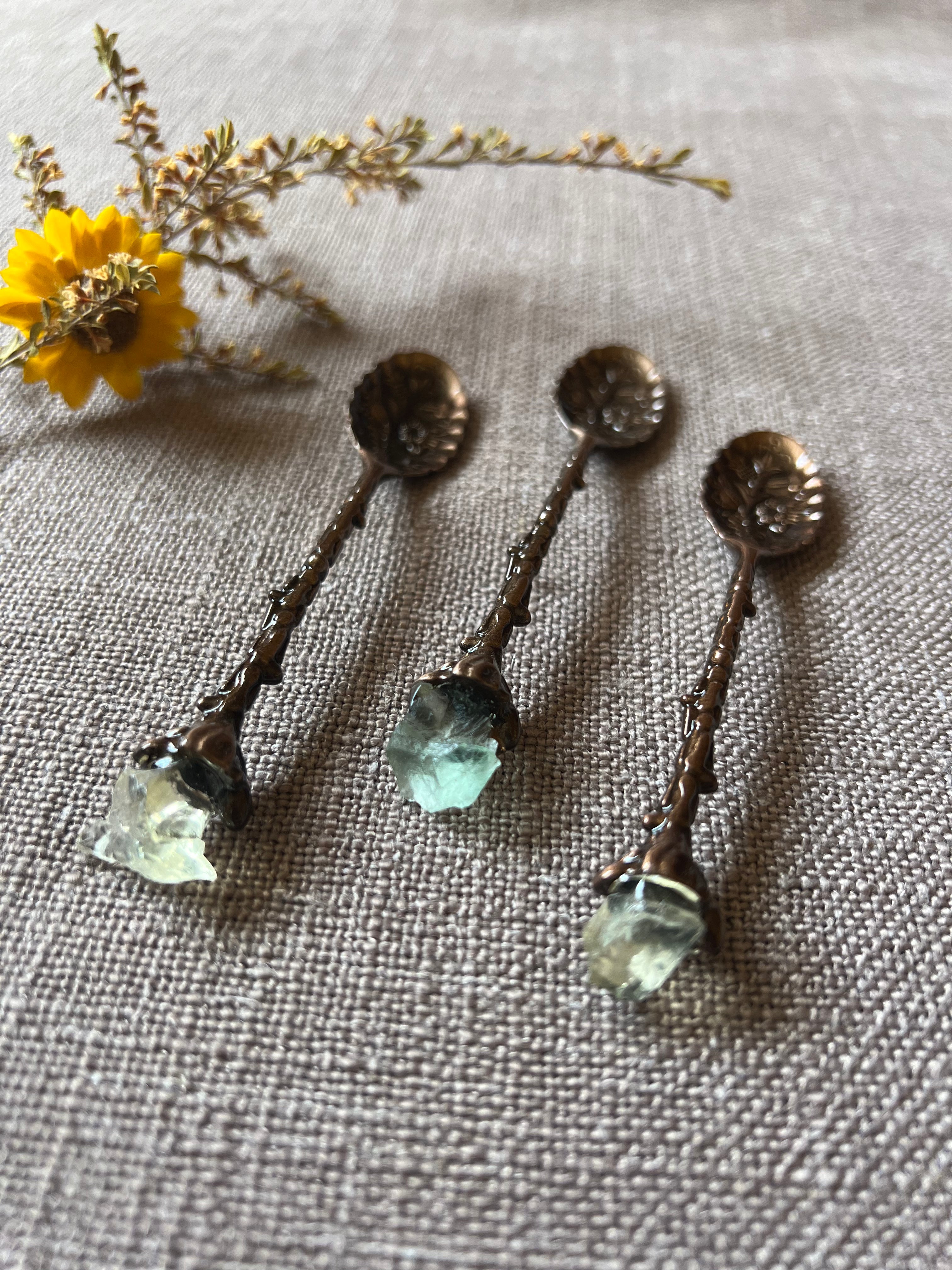 Antique-Inspired Calcite Spoon