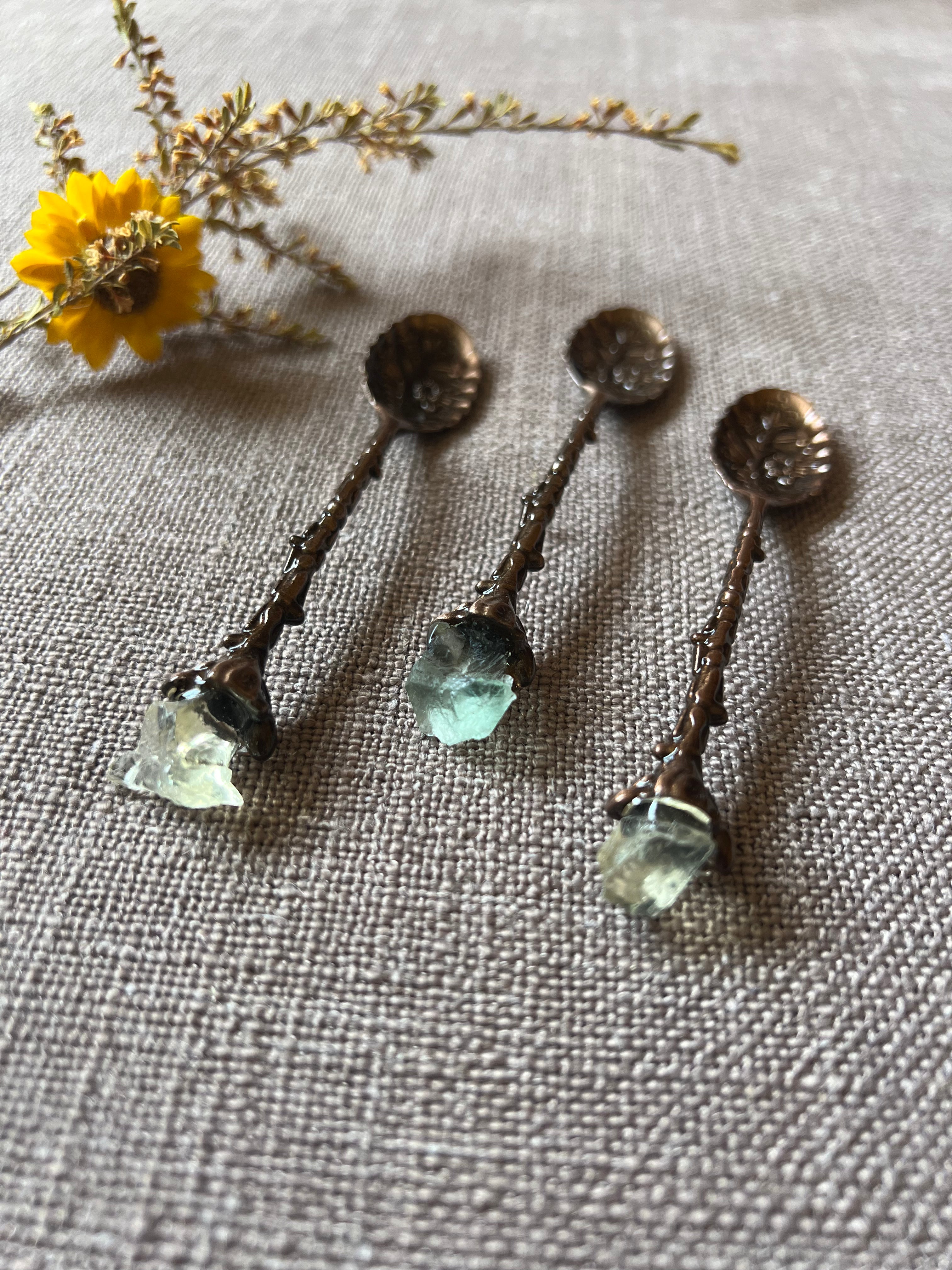 Antique-Inspired Calcite Spoon